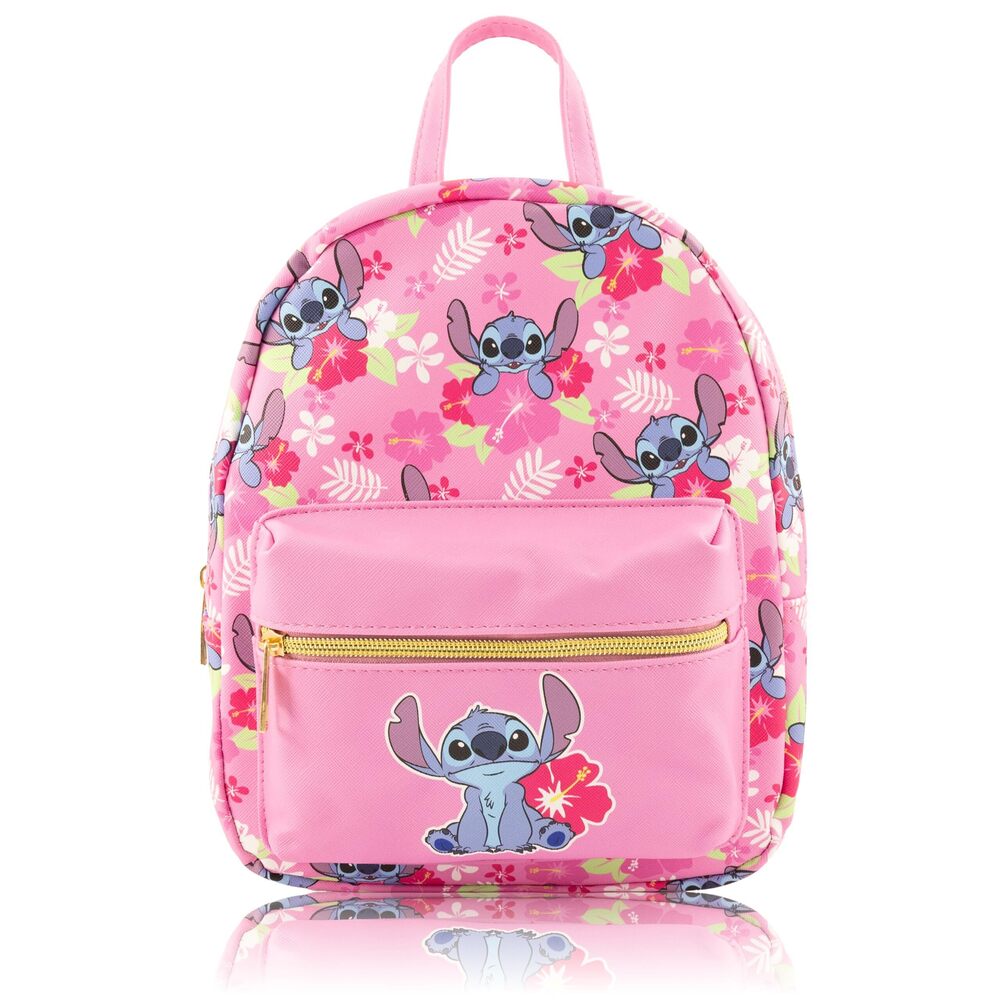 9729 Disney Lilo and Stitch Backpack , , Boys, Girls, Unisex | Cute PU